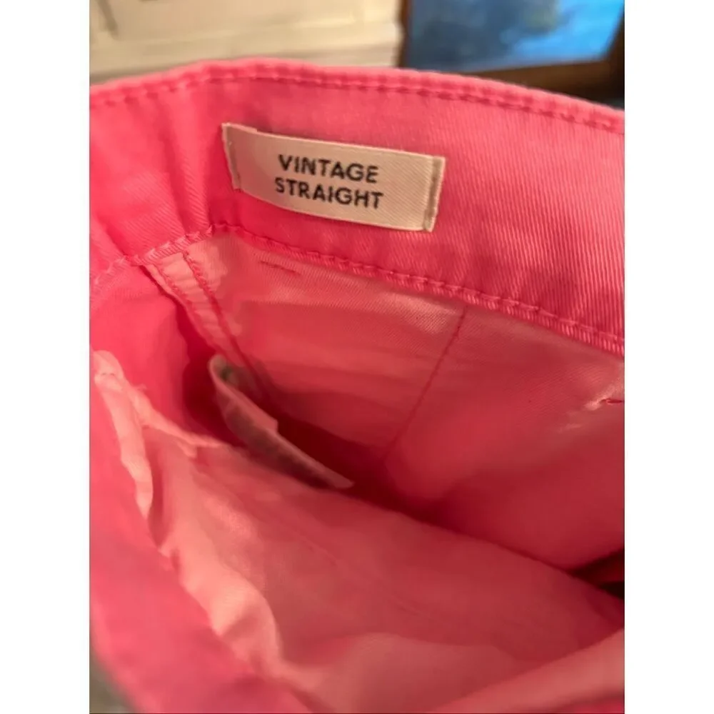 Pink J.Crew Size 26 Vintage Straight Pants – New Without Tags